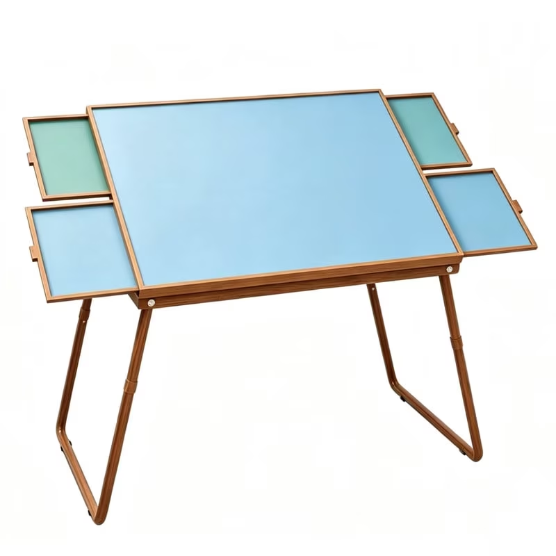 FEMCHIC 1500 Pieces Tilting & 360° Rotating Puzzle Board, Portable Puzzle Table with Drawers Adjustable in Angle, Jigsaw Puzzle Board with Cover, Upgraded Stability Easy Sorting for Adults Families