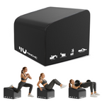FEMCHIC Hip Thrust Bench 700LB, Multi-Functional Total Body Workout Box for Home Gym, Glute Bridge, Core & Ab Strength Training, Foam Plyometric Jump Box